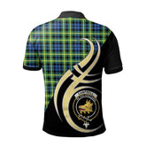 Clan Campbell of Breadalbane Ancient Tartan Polo Shirt - Believe In Me Style IW90 Campbell of Breadalbane Ancient Tartan Tartan Polo